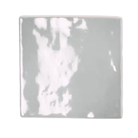 Apollo Tile Silken 3.94 in. x 3.94 in. Glossy Benjamin Moore Smoke Ceramic Square Wall and Floor Tile 6.46 sq. ft./case 60-pack CRE88MOO44A